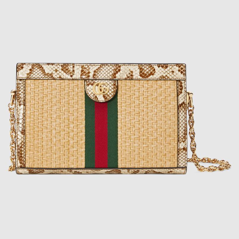 Gucci Pre-Fall 2019 Bag Collection Features Raffia and Straw Bags