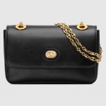 Gucci Black Leather Small Shoulder Bag