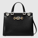 Gucci Black Zumi Medium Top Handle Bag