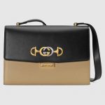 Gucci Black/Beige Zumi Small Shoulder Bag