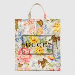 Gucci Floral Print Medium Tote Bag