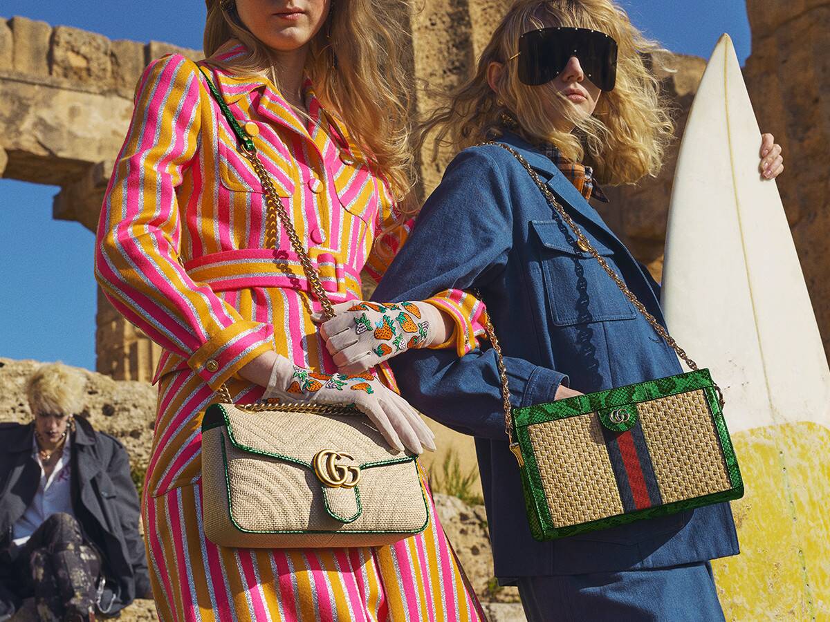 Pre-Fall 2019 Bag Collection Features and Straw Bags - Spotted Fashion