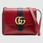 Gucci Red Arli Medium Shoulder Bag