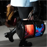 Louis Vuitton Black Python Canvas of the Future Speedy Bag