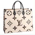 Louis Vuitton Black/Beige Monogram Giant Animal Onthego Tote Bag 2