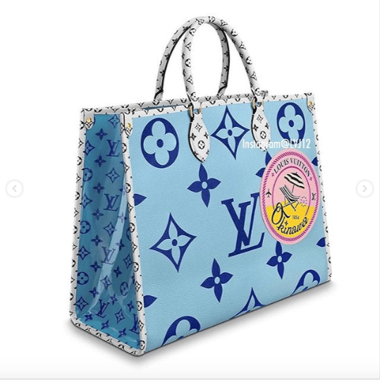 Louis Vuitton LV Escale Monogram Giant Pochette Tick Blue Tie Dye M69138,  Blue Rewards - Monetha