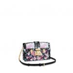 Louis Vuitton Pink/Blue Floral Print Trunk Clutch Bag