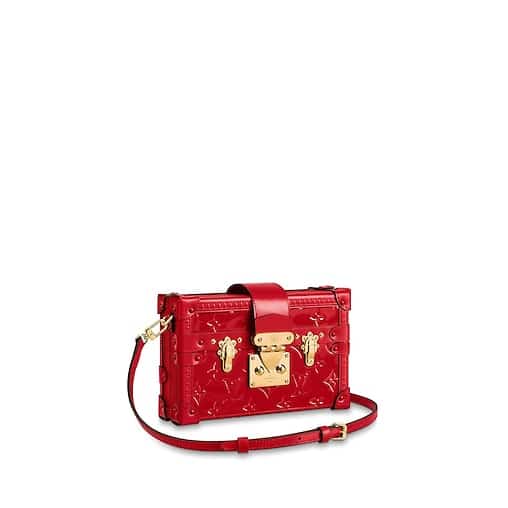 Louis Vuitton Toupie Handbag Vernis Red