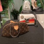 Louis Vuitton Printed Twist and Monogram Canvas Clutch Bag