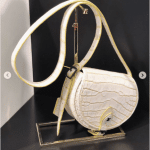 Louis Vuitton White Crocodile Saddle Bag