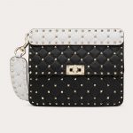 Valentino Black Spike.Up Medium Bag