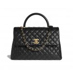 Chanel Black Medium Coco Handle Bag