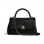Chanel Black Small Coco Handle Bag