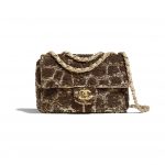 Chanel Gold:Copper Sequins Small Flap Bag