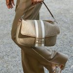 Fendi Beige FF Baguette Bag - Spring 2020