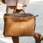 Fendi Brown Crocodile Peekaboo Bag - Spring 2020