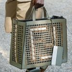 Fendi Light Green Perforated Tote Bag - Spring 2020