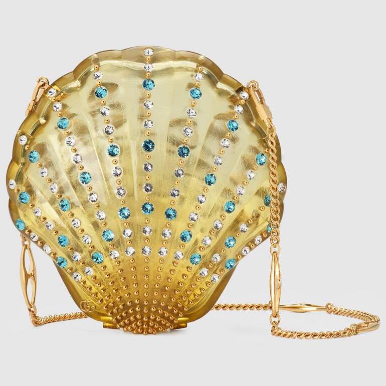 Gucci Broadway Shell Evening Bag