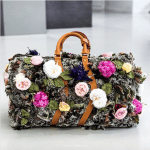 Louis Vuitton Floral Embellished Keepall Bag