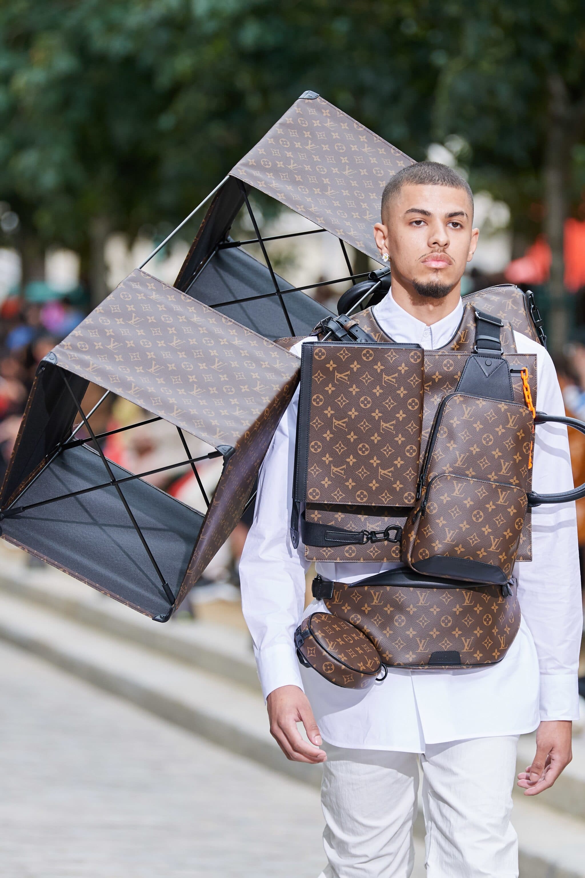 LOUIS VUITTON Virgil Abloh 2019 Runway Boyhood leather monogram