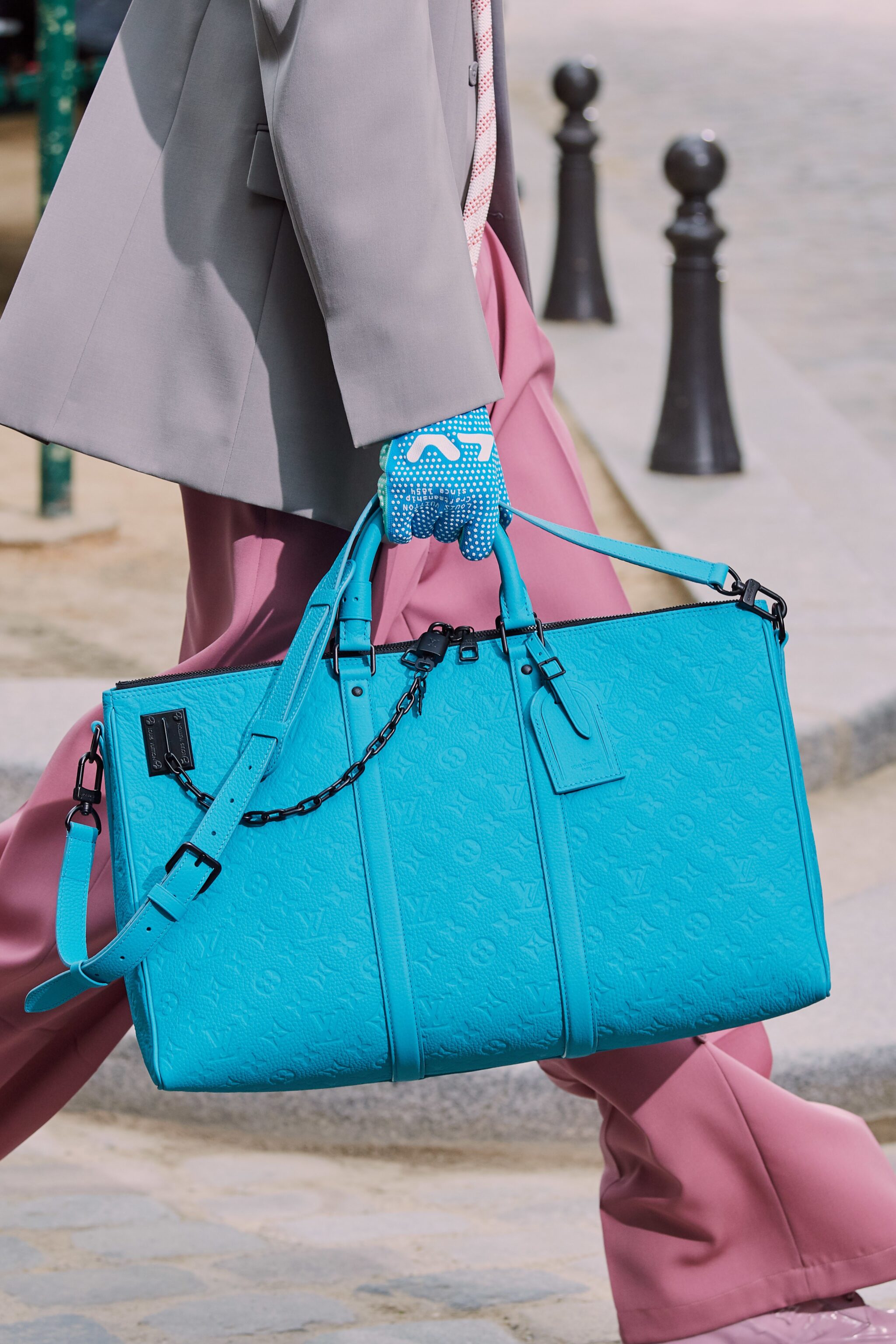 Louis Vuitton Soft Trunk Clutch Monogram Tuffetage Men's Spring-Summer 2020  by Virgil Abloh 