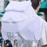 Louis Vuitton White Nylon Backpack and Keepall Bag - Spring 2020