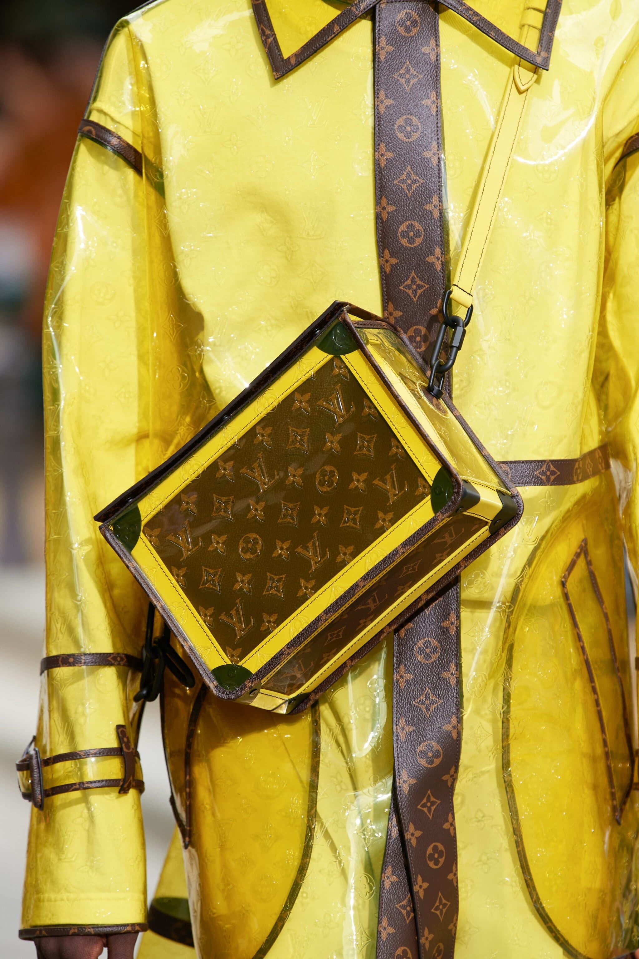 Louis Vuitton Soft Trunk Clutch Monogram Tuffetage Men's Spring-Summer 2020  by Virgil Abloh 