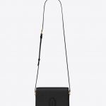 Saint Laurent Black Le 61 Small Saddle Bag