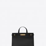 Saint Laurent Black Manhattan Small Shopping Bag