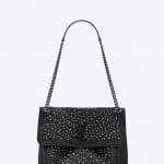 Saint Laurent Black Studded Niki Medium Bag