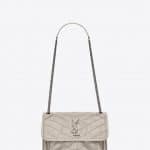 Saint Laurent Blanc Vintage Leather Niki Baby Bag