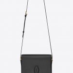 Saint Laurent Dark Smog Le 61 Medium Saddle Bag