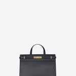 Saint Laurent Dark Smog Manhattan Small Shopping Bag