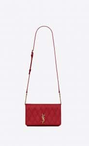 Saint Laurent Eros Red Angie Chain Bag