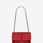 Saint Laurent Eros Red Vintage Leather Niki Baby Bag