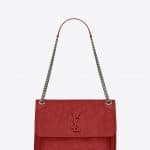 Saint Laurent Eros Red Vintage Leather Niki Medium Bag