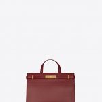 Saint Laurent Garnet Manhattan Small Shopping Bag