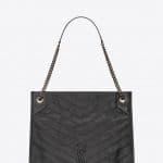 Saint Laurent Storm Vintage Leather Niki Medium Shopping Bag