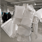 Louis Vuitton White Keepall Bag