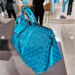 Louis Vuitton Turquoise Lace Monogram Duffle Bag 2