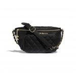 Chanel Black Business Affinity Waist Bag