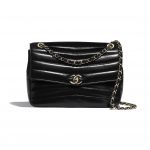 Chanel Black Lambskin Flap Bag