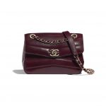 Chanel Burgundy Lambskin Flap Bag