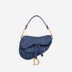 Dior Denim Saddle Bag - Fall 2019