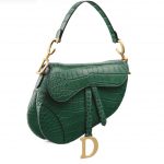 Dior Croco Saddle Bag Fall 2019