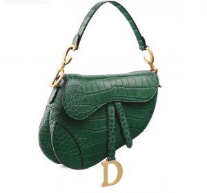 Dior Croco Saddle Bag Fall 2019