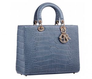 Lady Dior Medium Croc Bag - Fall 2019