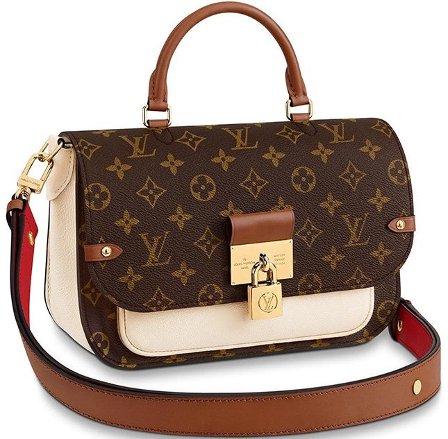 Louis Vuitton Monogram Vaugirard Coquelicot Crossbody Shoulder Bag