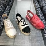 Chanel Espadrilles Slingbacks with Logo