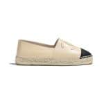 chanel-espadrilles-beige-black 1